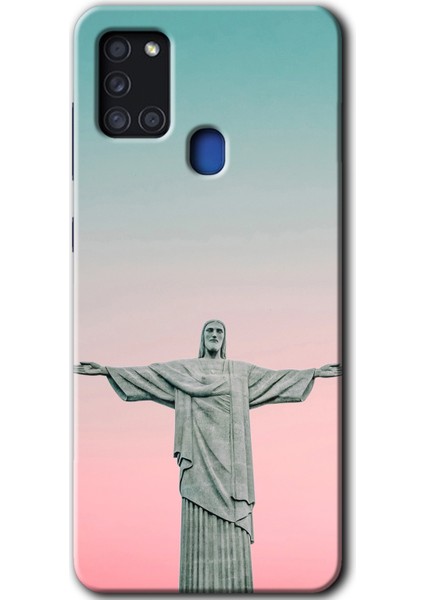 Samsung Galaxy A21S Kılıf Hd Desen Baskılı Arka Kapak - Rio