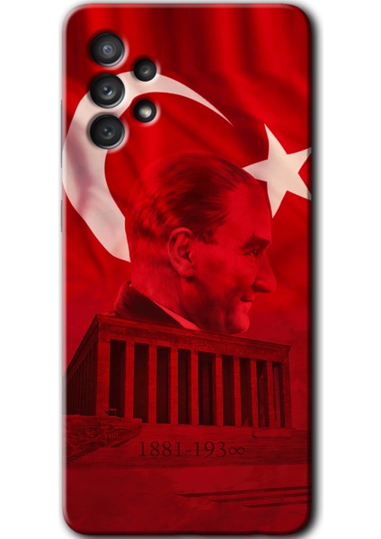 Samsung Galaxy A52 Kılıf Hd Desen Baskılı Arka Kapak - Anıtkabir Atatürk