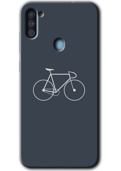 Samsung Galaxy M11 Kılıf Hd Desen Baskılı Arka Kapak - Bike