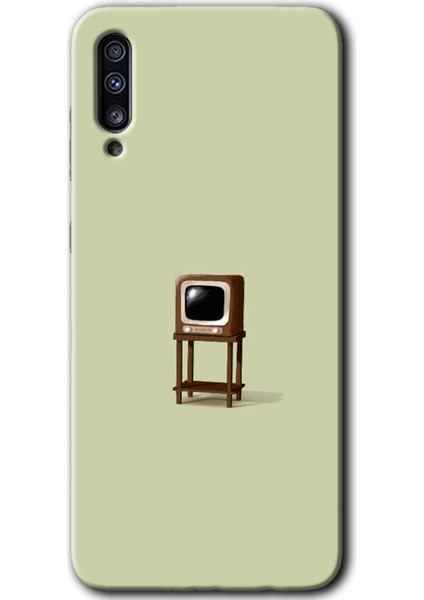 Samsung Galaxy A70 Kılıf Hd Desen Baskılı Arka Kapak - Retro-Tv