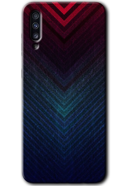 Samsung Galaxy A70 Kılıf Hd Desen Baskılı Arka Kapak - Abstract 4