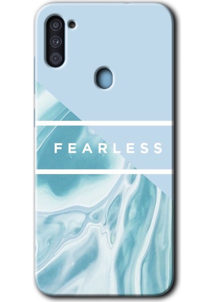 Samsung Galaxy M11 Kılıf Hd Desen Baskılı Arka Kapak - Fearless