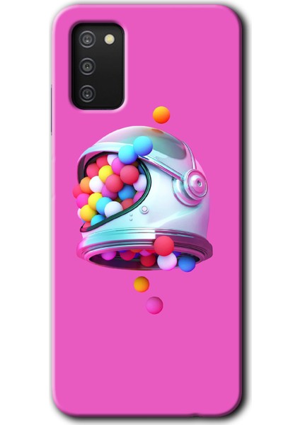 Samsung Galaxy A03S Kılıf Hd Desen Baskılı Arka Kapak - Uzay Başlığı