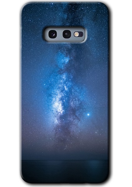 Samsung Galaxy S10E Kılıf Hd Desen Baskılı Arka Kapak - Samanyolu