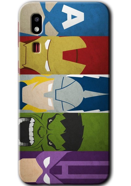 Samsung Galaxy A2 Core Kılıf Hd Desen Baskılı Arka Kapak - Avengers-1