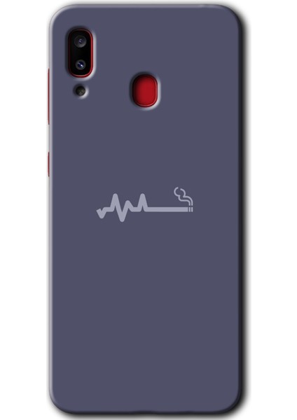 Samsung Galaxy A30 Kılıf Hd Desen Baskılı Arka Kapak - Sigara Zararlıdır