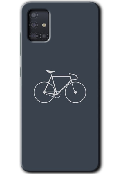 Samsung Galaxy A51 Kılıf Hd Desen Baskılı Arka Kapak - Bike