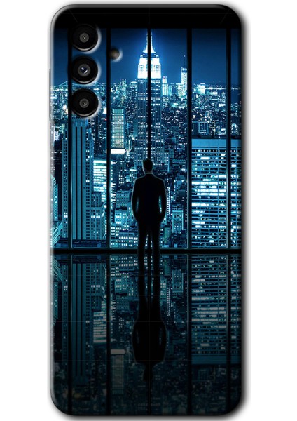 Samsung Galaxy A13 5g Kılıf Hd Desen Baskılı Arka Kapak - Şehir Manzarası