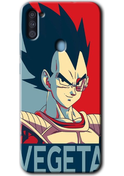 Samsung Galaxy A11 Kılıf Hd Desen Baskılı Arka Kapak - Vegeta