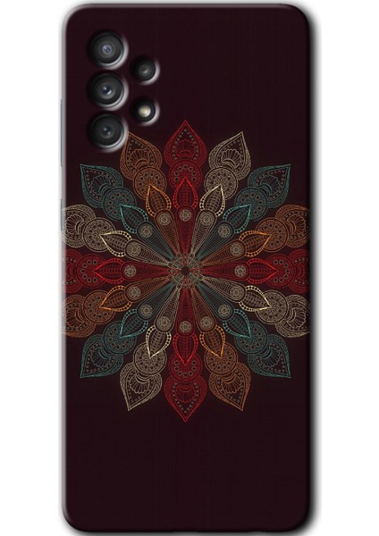 Samsung Galaxy A32 4g Kılıf Hd Desen Baskılı Arka Kapak - Mandala Flower Wal