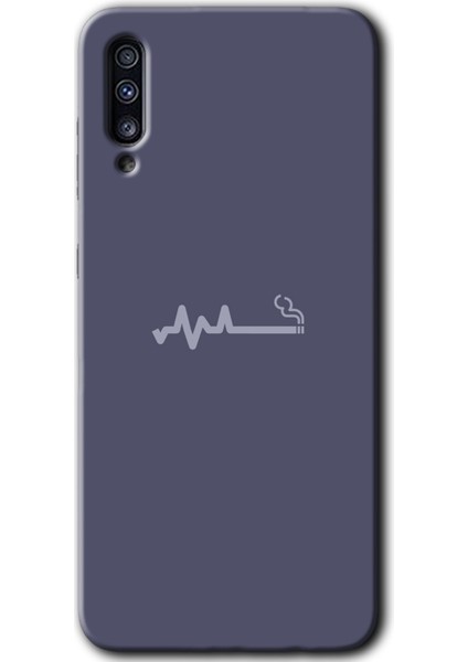 Samsung Galaxy A50 Kılıf Hd Desen Baskılı Arka Kapak - Sigara Zararlıdır
