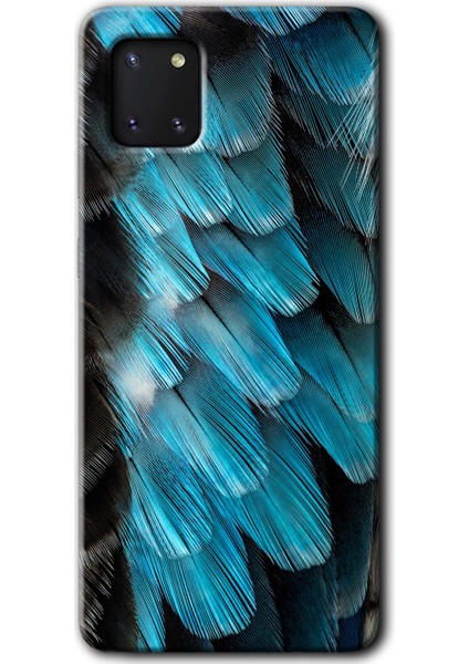 Samsung Galaxy A81 Kılıf Hd Desen Baskılı Arka Kapak - 9d Tüyler
