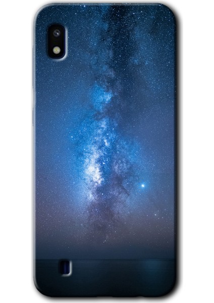 Samsung Galaxy A10 Kılıf Hd Desen Baskılı Arka Kapak - Samanyolu