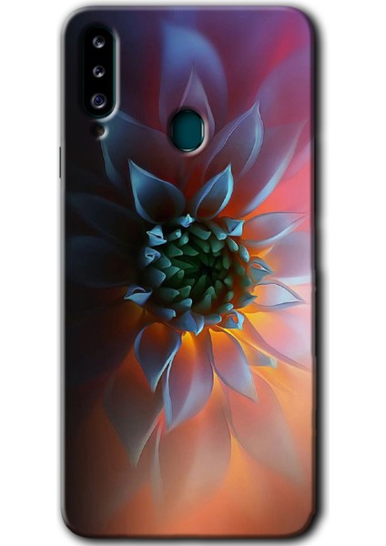 Samsung Galaxy A20S Kılıf Hd Desen Baskılı Arka Kapak - Çiçek Motif