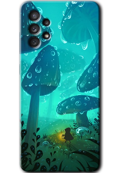 Samsung Galaxy A32 4g Kılıf Hd Desen Baskılı Arka Kapak - Silhoutte Dropss