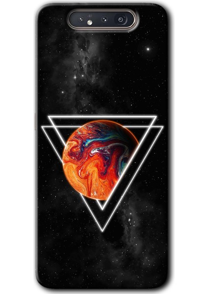 Samsung Galaxy A80 Kılıf Hd Desen Baskılı Arka Kapak - Kızıl Gezegen