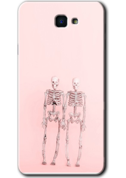 Samsung Galaxy J7 Prime Kılıf Hd Desen Baskılı Arka Kapak - Yaşayan Çift