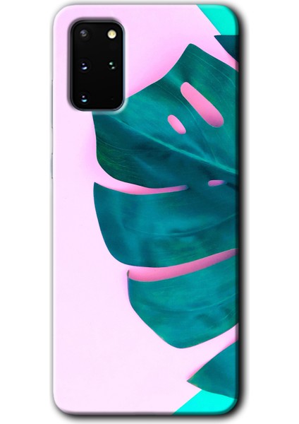 Samsung Galaxy S20 Plus Kılıf Hd Desen Baskılı Arka Kapak - 3D Yaprak
