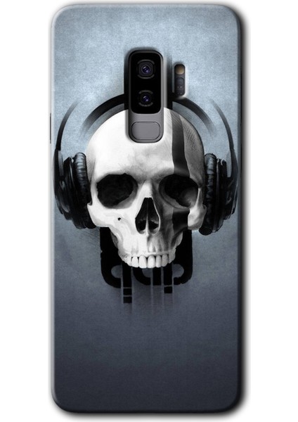 Samsung Galaxy S9 Plus Kılıf Hd Desen Baskılı Arka Kapak - Müzik Kurukafa