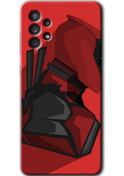 Bera Aksesuar Samsung Galaxy A52 Kılıf Hd Desen Baskılı Arka Kapak - Deadpool