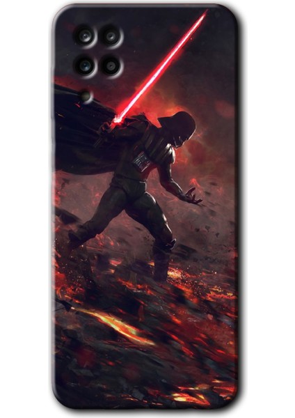 Samsung Galaxy A01 Core Kılıf Hd Desen Baskılı Arka Kapak - Darh Vader Wars