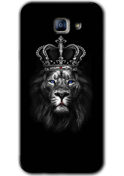 Samsung Galaxy A8 2016 Kılıf Hd Desen Baskılı Arka Kapak - King Lion