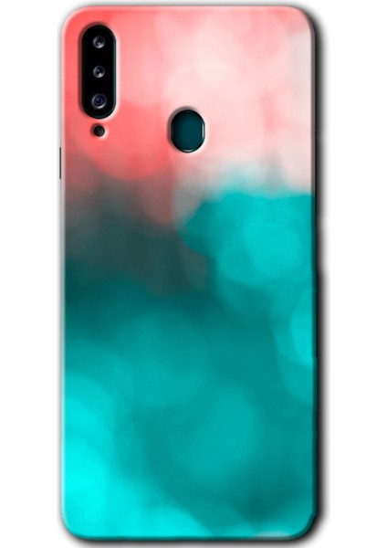 Samsung Galaxy A20S Kılıf Hd Desen Baskılı Arka Kapak - Flu Işık