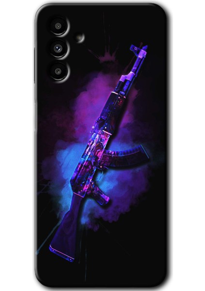 Samsung Galaxy A13 5g Kılıf Hd Desen Baskılı Arka Kapak - Ak