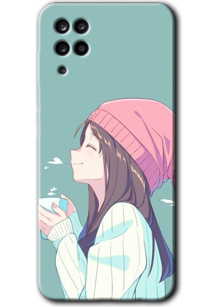 Samsung Galaxy M12 Kılıf Hd Desen Baskılı Arka Kapak - Happy Girl