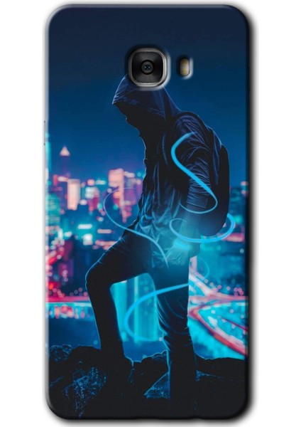 Samsung Galaxy C9 Pro Kılıf Hd Desen Baskılı Arka Kapak - Spill Boy