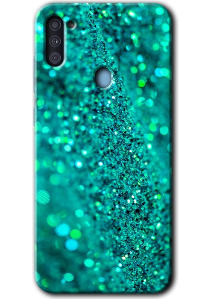Samsung Galaxy M11 Kılıf Hd Desen Baskılı Arka Kapak - Diamonds