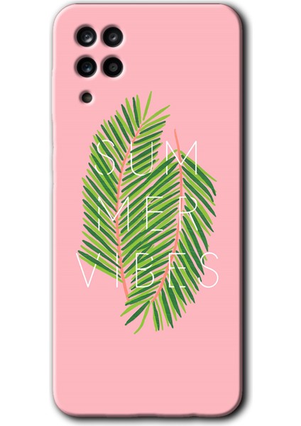 Samsung Galaxy A12 Kılıf Hd Desen Baskılı Arka Kapak - Summer Vibes