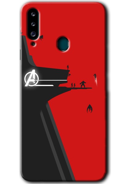 Samsung Galaxy A20S Kılıf Hd Desen Baskılı Arka Kapak - Avengers Tower