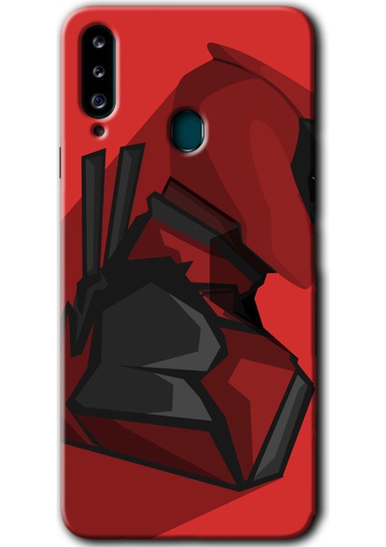 Samsung Galaxy A20S Kılıf Hd Desen Baskılı Arka Kapak - Deadpool