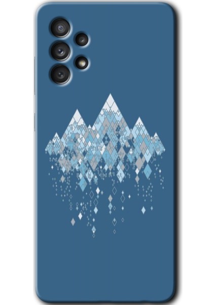 Samsung Galaxy A72 Kılıf Hd Desen Baskılı Arka Kapak - Iceberg