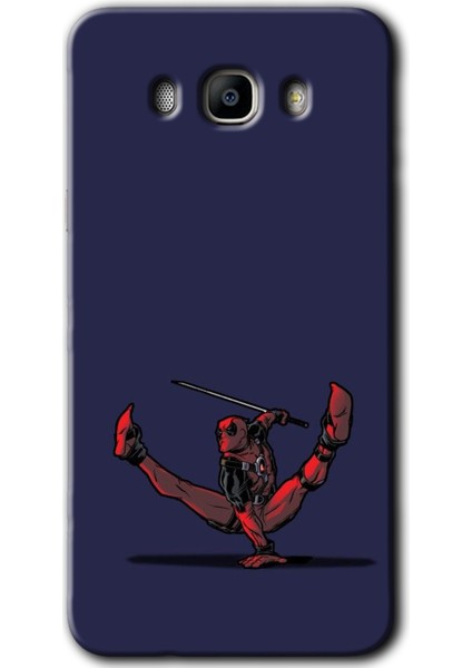 Samsung Galaxy J7 2016 Kılıf Hd Desen Baskılı Arka Kapak - Deadpool 3