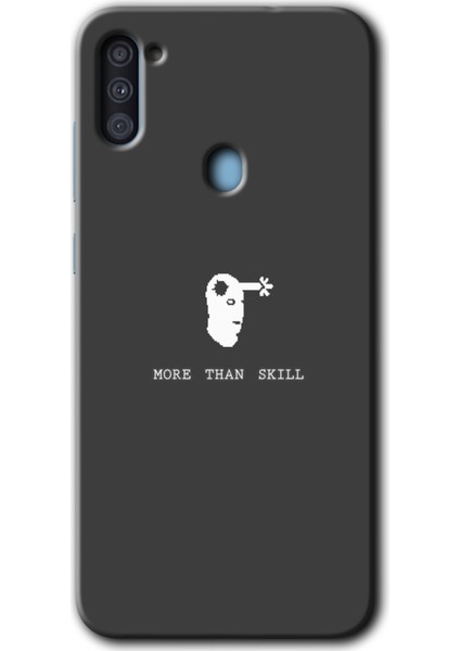 Samsung Galaxy M11 Kılıf Hd Desen Baskılı Arka Kapak - Headshot