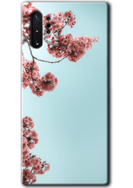Samsung Galaxy Note 10 Plus Kılıf Hd Desen Baskılı Arka Kapak - Japon Çiçeği