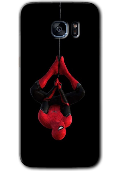 Samsung Galaxy S7 Edge Kılıf Hd Desen Baskılı Arka Kapak - Örümcek Adam