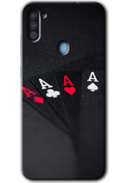 Samsung Galaxy A11 Kılıf Hd Desen Baskılı Arka Kapak - Full As