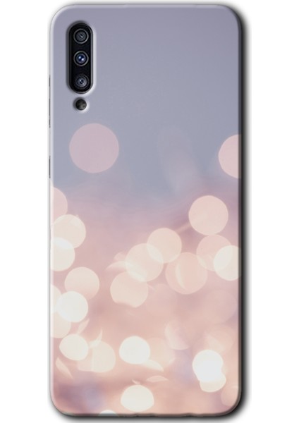 Samsung Galaxy A70 Kılıf Hd Desen Baskılı Arka Kapak - Blur Lights