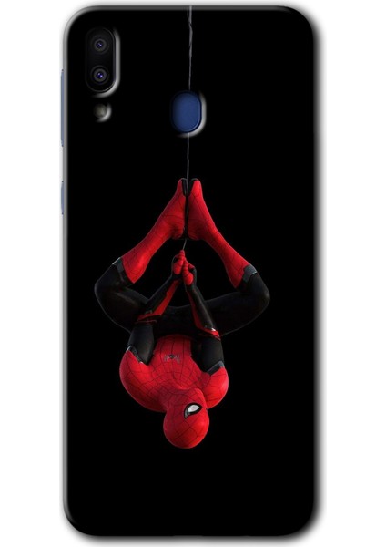 Samsung Galaxy M10 Kılıf Hd Desen Baskılı Arka Kapak - Örümcek Adam