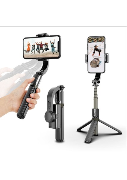 El Gimbal Sabitleyici L08 Telefon Selfie Çubuğu Tripod (Yurt Dışından)