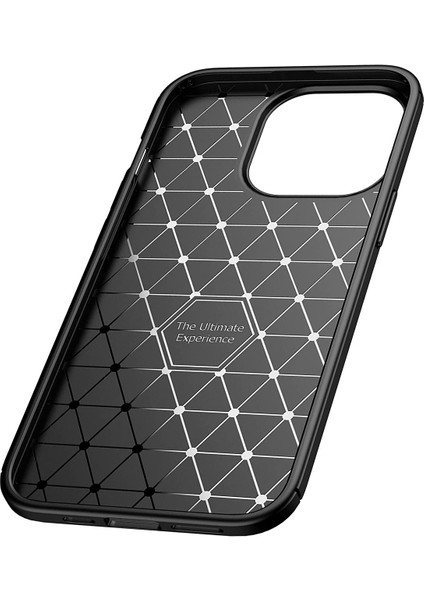 iPhone 13 Pro Uyumlu Kılıf Esnek Tpu Silikon Siyah Hng