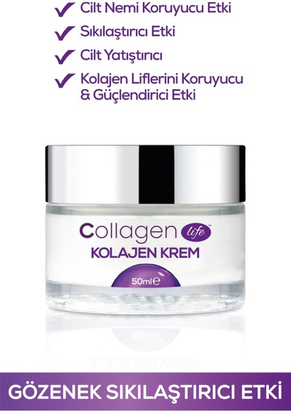 COLLAGEN LIFE GÖZENEK SIKILAŞTIRICI KREM 50ML