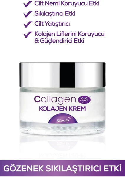 COLLAGEN LIFE GÖZENEK SIKILAŞTIRICI  KREM 50ML