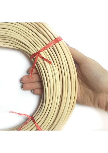 Rattan Doğal Bambu Çubuk 12,5 kg - 3,5 mm Örgü Rattan Ip