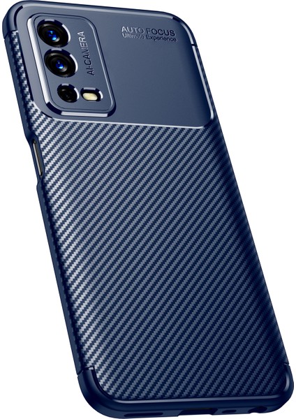Oppo A55 4g Uyumlu Kılıf Esnek Tpu Silikon Lacivert Hng
