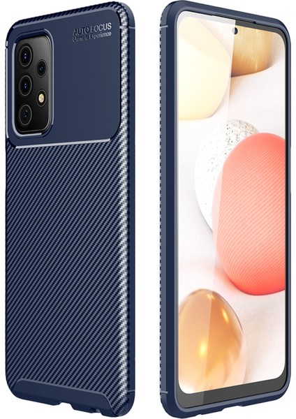 Samsung Galaxy A52S (A528) Uyumlu Kılıf Esnek Tpu Silikon Lacivert Hng