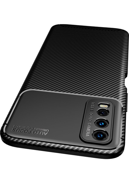 Vivo Y20 Uyumlu Kılıf Esnek Tpu Silikon Siyah Hng